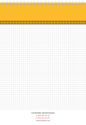 Вертикальные блокноты A4 - Канатик Внутренний лист