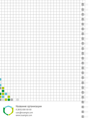 Блокноты-книжки A5 - Мозаика Оборот внутреннего листа