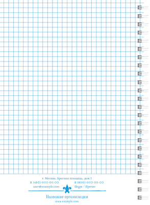 Блокноты-книжки A5 - Компас Оборот внутреннего листа