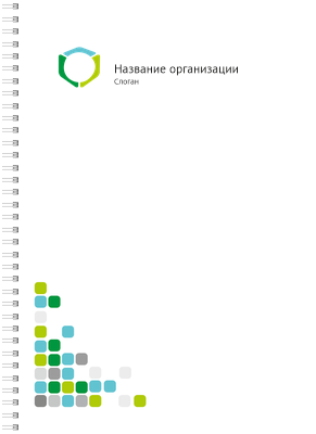 Блокноты-книжки A4 - Мозаика Передняя обложка