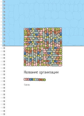 Блокноты-книжки A4 - Камешки Передняя обложка