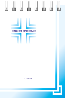 Вертикальные блокноты A7 - Геометрия Передняя обложка